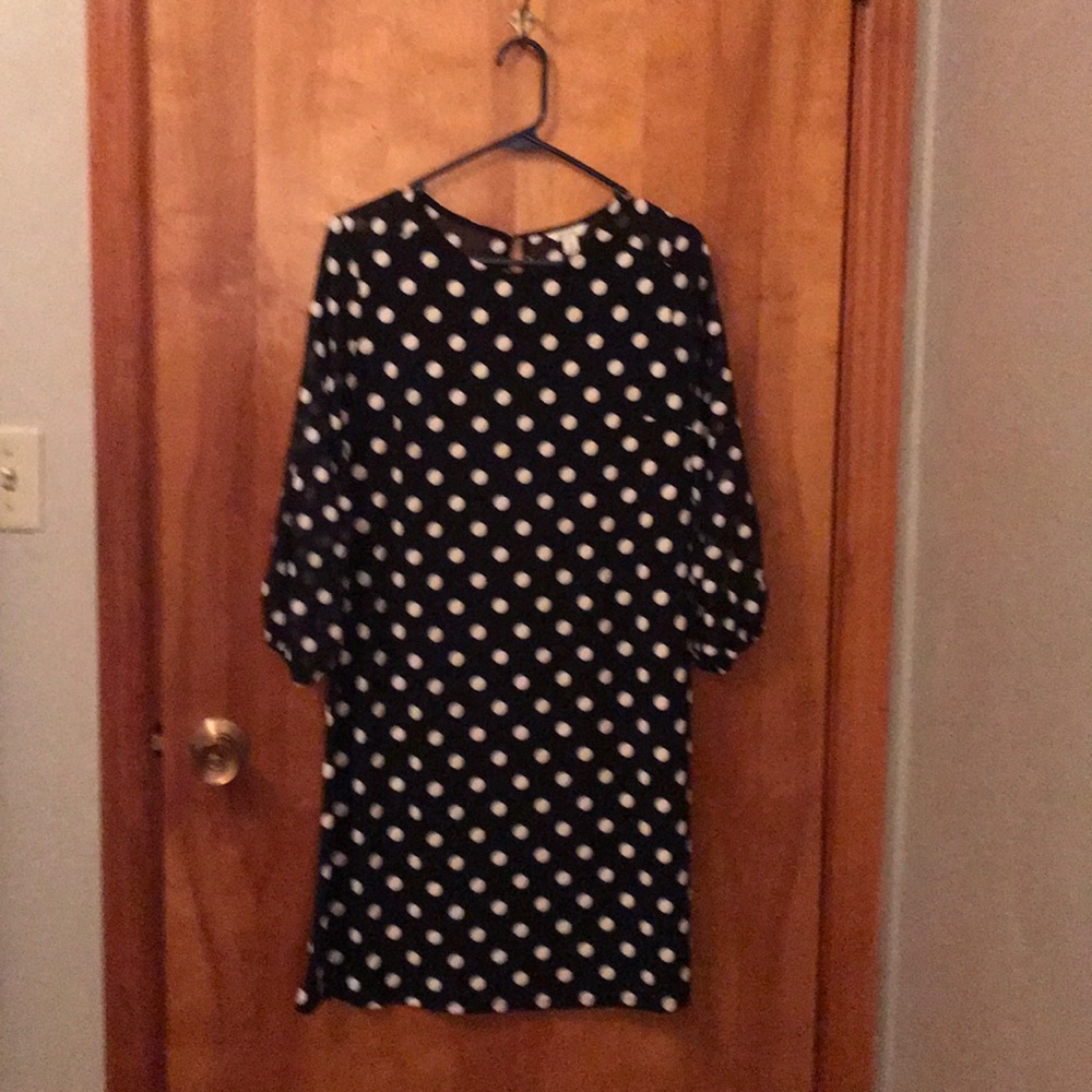 Cato polka dot dress